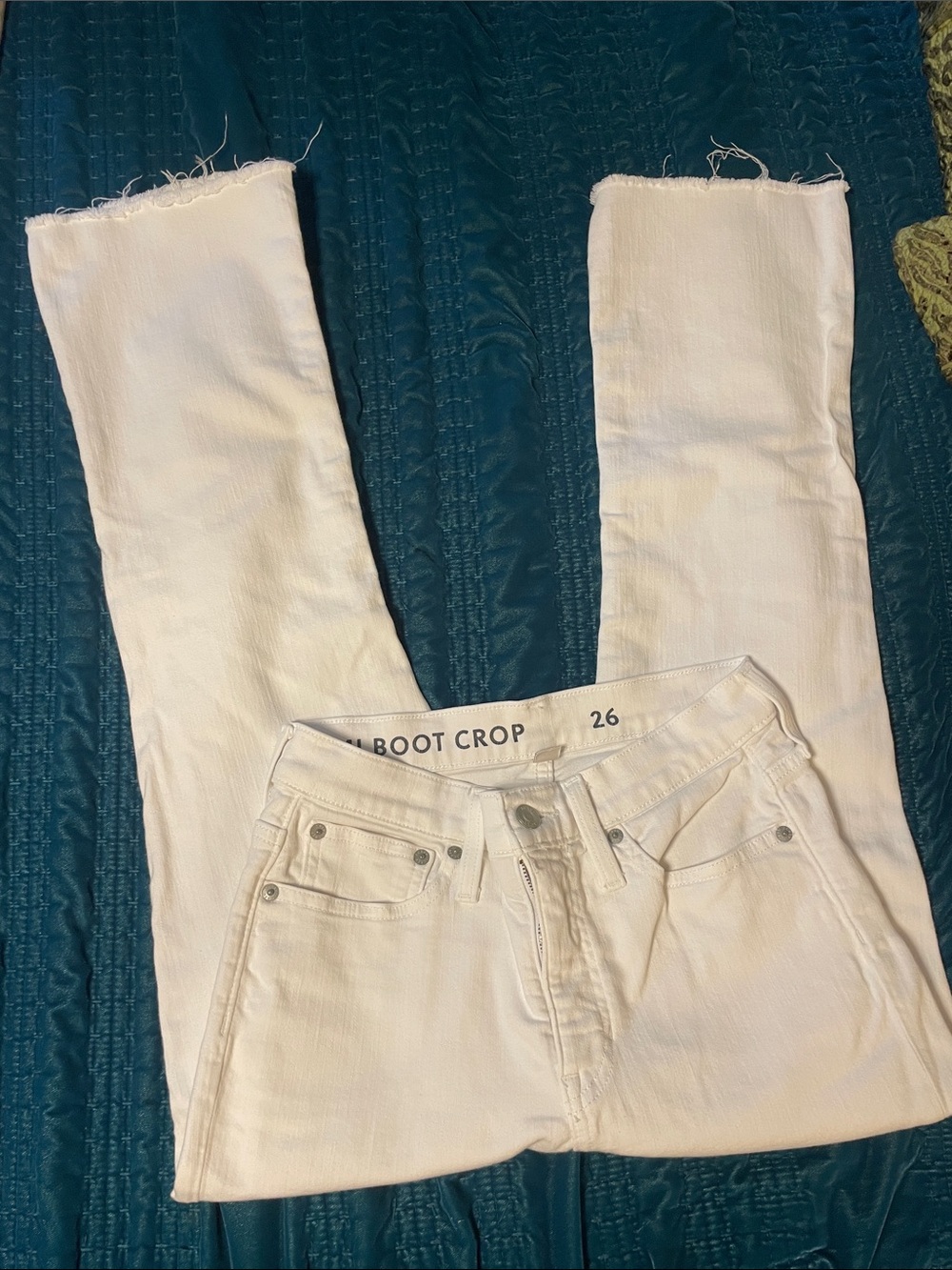 J. Crew White Boot Crop Women's Jeans